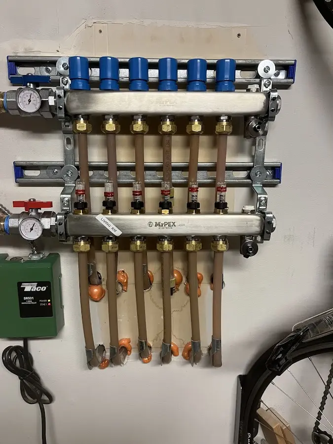 Plumber performing Gas Line Installation at a residential property in Tooele